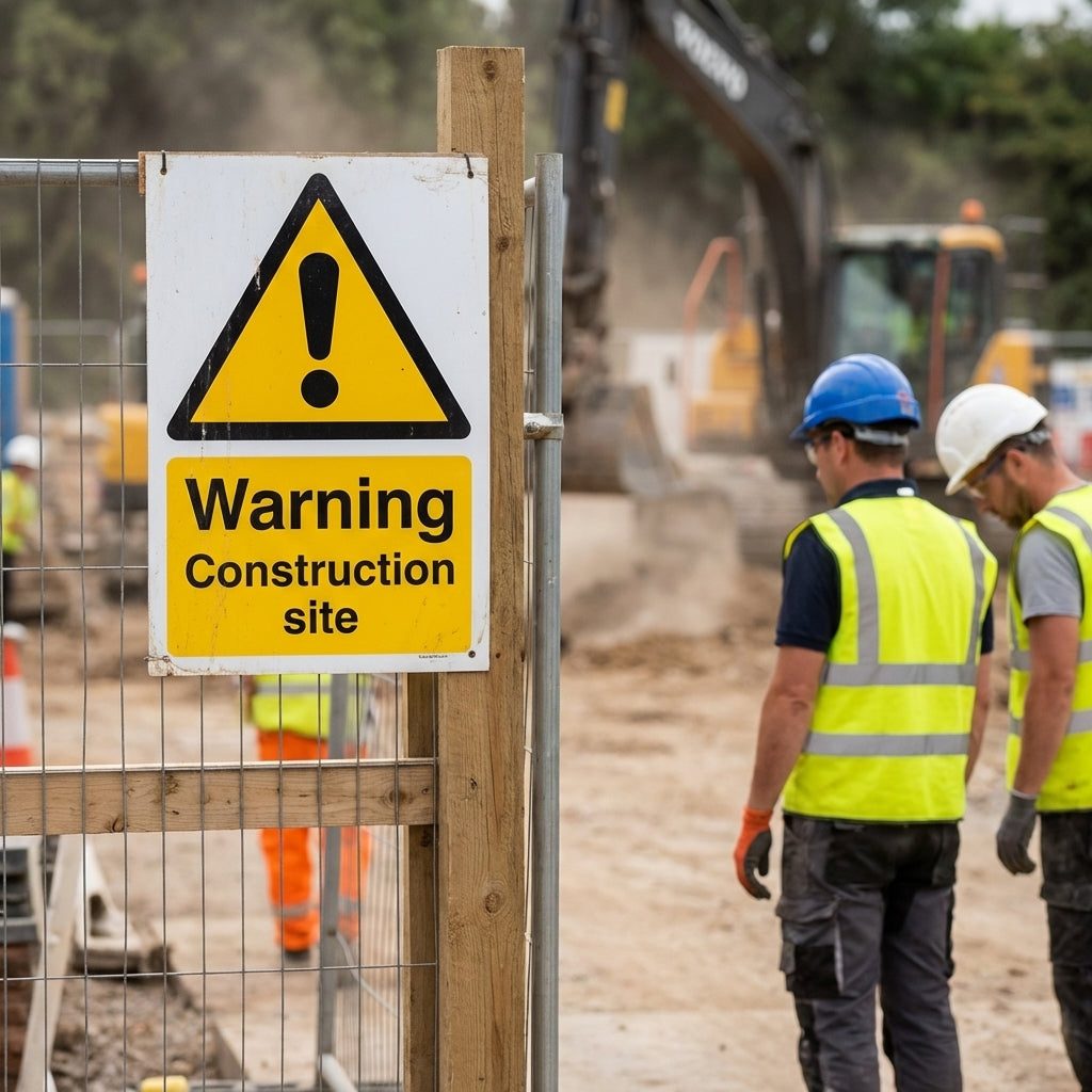 Safety Signs – 1mm Rigid Plastic – Quick-Fix Vinyl – Indoor/Outdoor Use