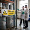 Danger Chemicals Safety Sign – 1mm Rigid Plastic – Indoor & Outdoor Use