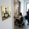 Disabled Toilets Symbol Signs – Durable & Weather Resistant – Indoor/Outdoor Use