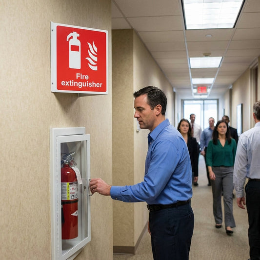 Fire Extinguisher Sign – Durable – Indoor/Outdoor Safety