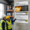 Safety Poster – 400mm x 600mm – Rigid Plastic – Indoor/Outdoor