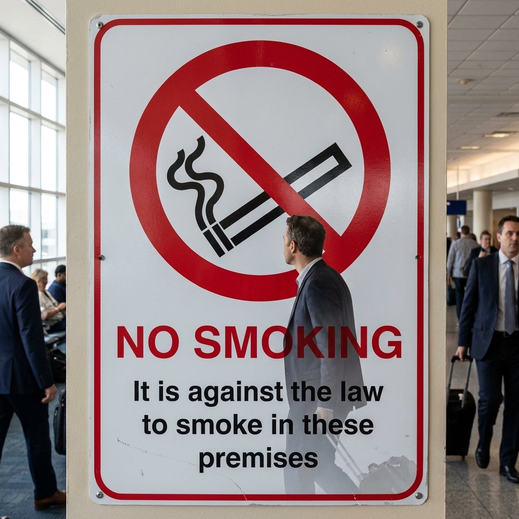 No Smoking Sign – Rigid Plastic, Self-Adhesive Vinyl, Aluminium – Indoor/Outdoor Use