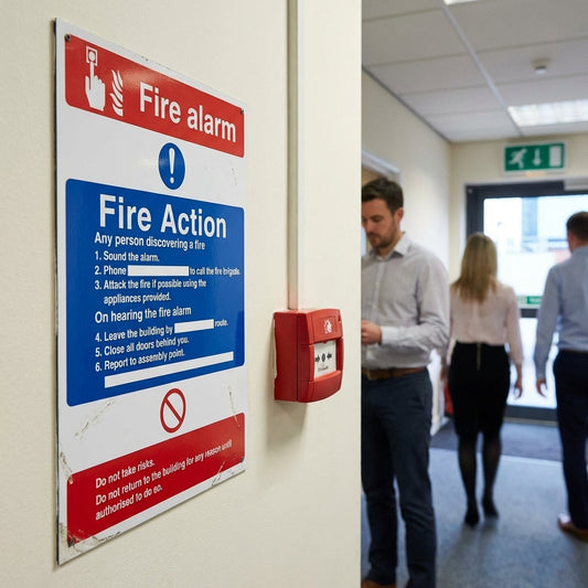 Fire Action Notice – Combining Alarm Call Point – Indoor Safety