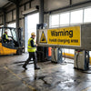 Forklift Charging Area Warning Signs – 1mm Rigid Plastic – Indoor/Outdoor Use