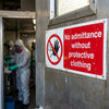 No Admittance Without Protective Clothing Safety Sign – 1mm Rigid Plastic – Indoor/Outdoor Use
