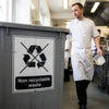 Non Recyclable Waste Signs – Durable Material – Industrial Use