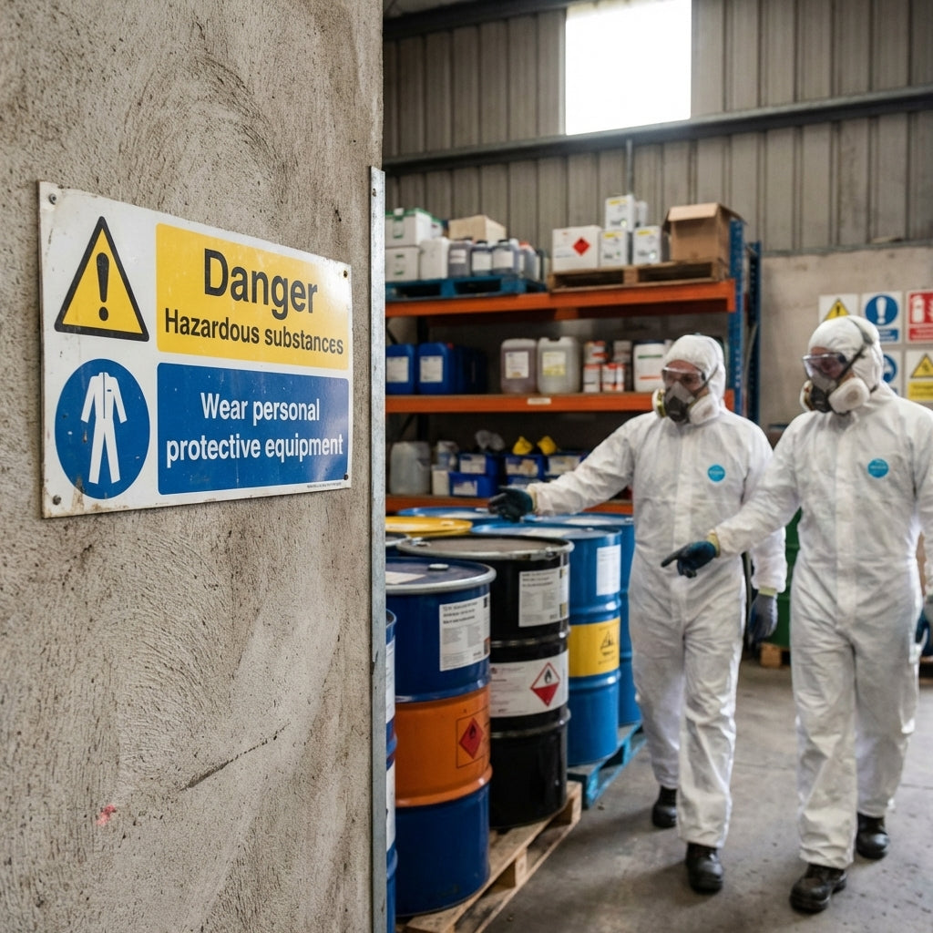 Safety Signs – Hazardous Substances – 1mm Rigid Plastic – Indoor/Outdoor Use