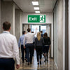 Exit Right Sign – Running Man Symbol – Indoor Safety