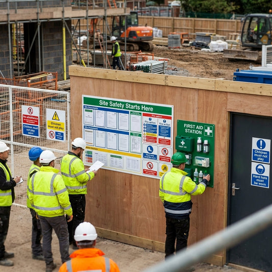 Site Set-Up Bundle – Includes Safety Signs & Board – Industrial Use