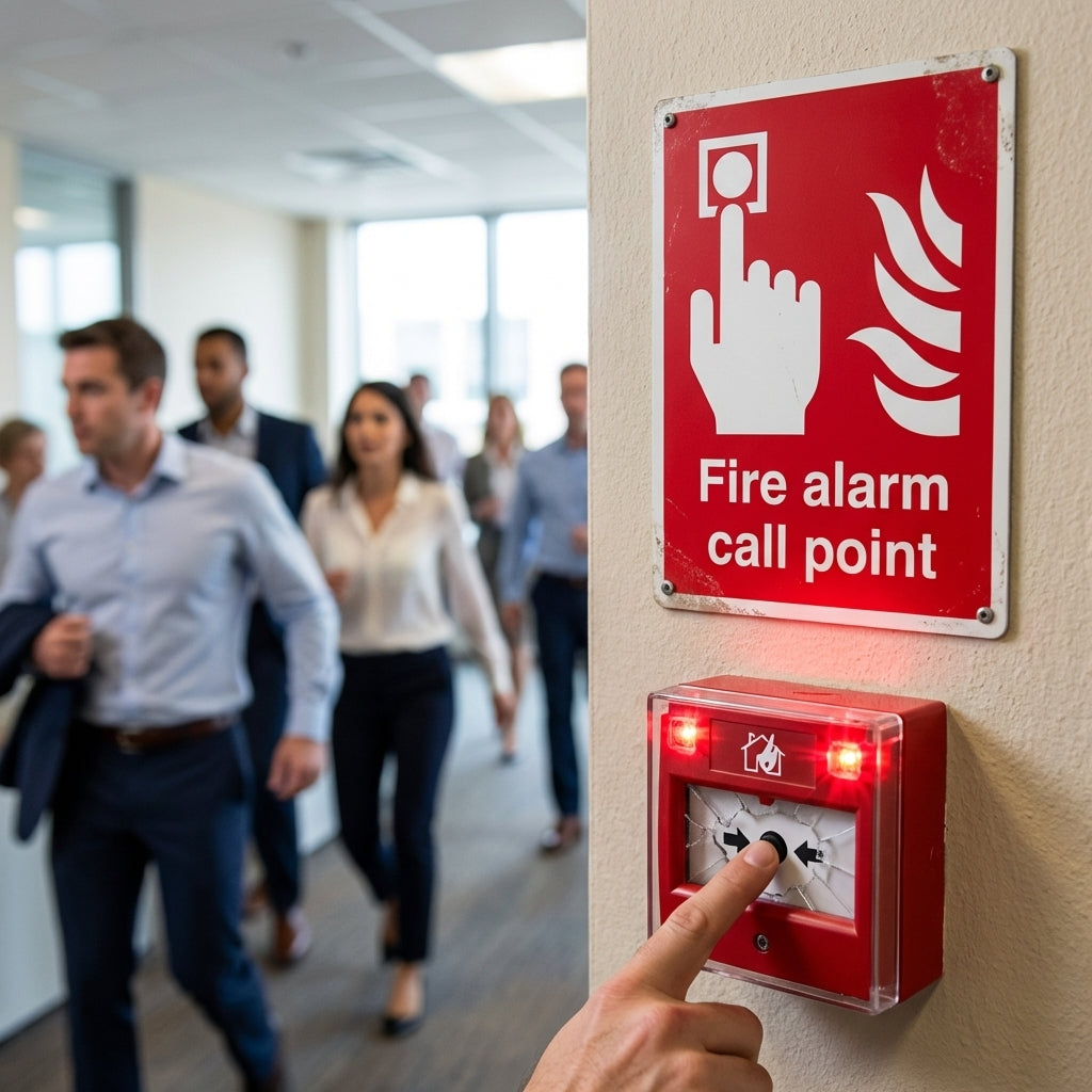 Fire Alarm Call Point Sign – Red – Easy Identification – Safety Compliance