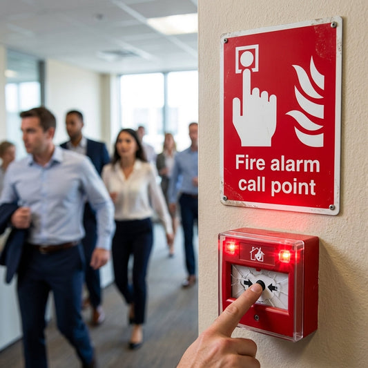 Fire Alarm Call Point Sign – Red – Easy Identification – Safety Compliance