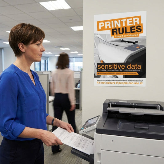 Data Security Poster – 420mm x 594mm – Synthetic Paper – Internal & External Use
