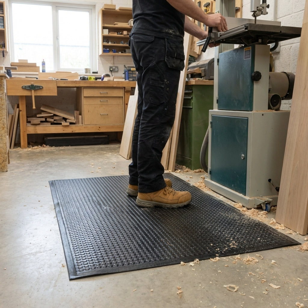 Anti-Fatigue Mat – Dual-Layer Bubble Surface – Industrial & Retail Use