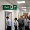 Exit Signs – Arrow Up/Right – Safety Compliance – Indoor Use