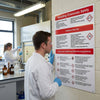 Handling Chemicals Safely Poster – 400mm x 600mm – Rigid Plastic – Indoor/Outdoor