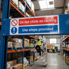 Safety Warning Sign – Do Not Climb – Rigid Plastic & Vinyl – Indoor/Outdoor Use