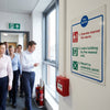 Fire Action Notice – EEC – Automatic Brigade Dialling – Safety Sign