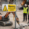 Remotely Operated Machinery Safety Signs – 1mm Rigid Plastic – Indoor/Outdoor Use