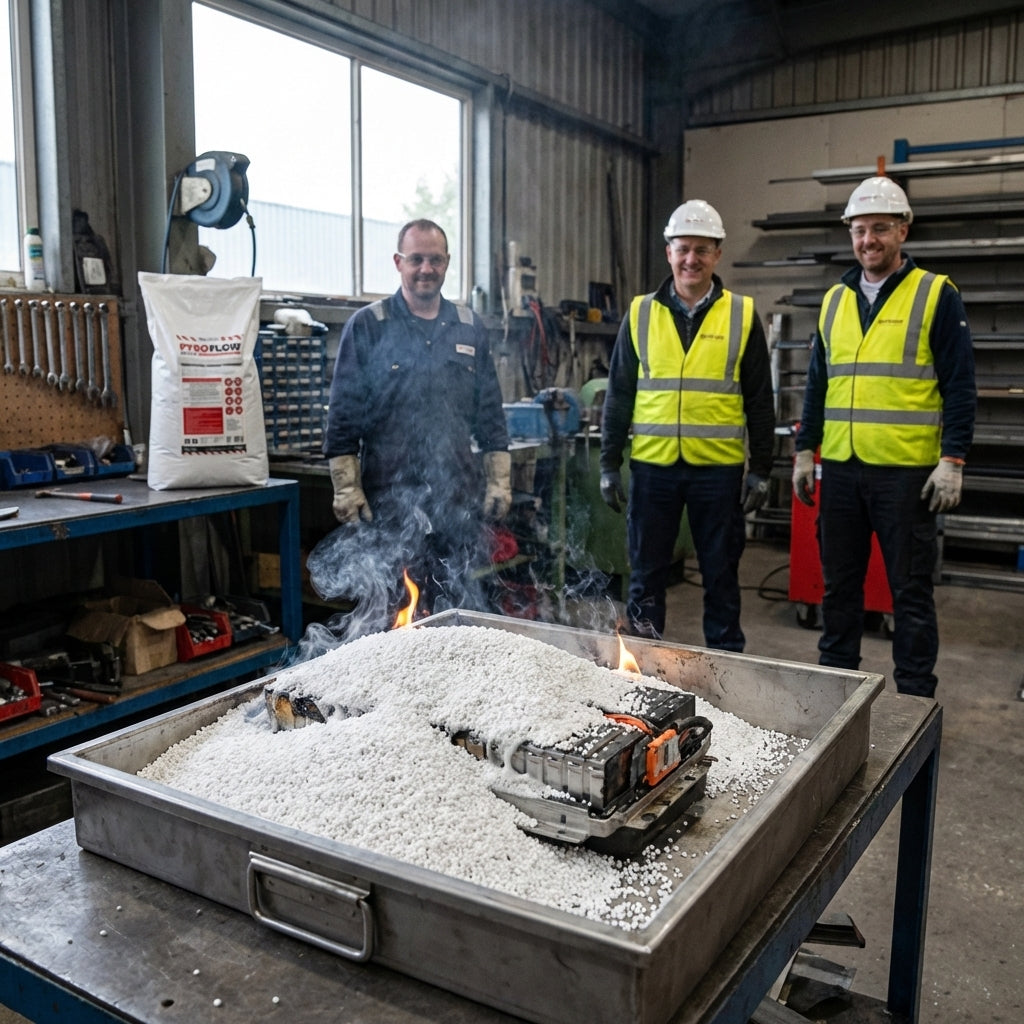 Fire Suppression Granules – 17kg – Mineral-Based – Industrial Use