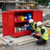Flammable Storage Cabinet – 1353mm x 784mm x 1558mm – Heavy Duty Steel – Industrial Use