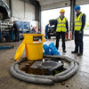 Spill Response Kit – 90 Litre Yellow Drum – Absorbent Pads & Socks – Industrial Use