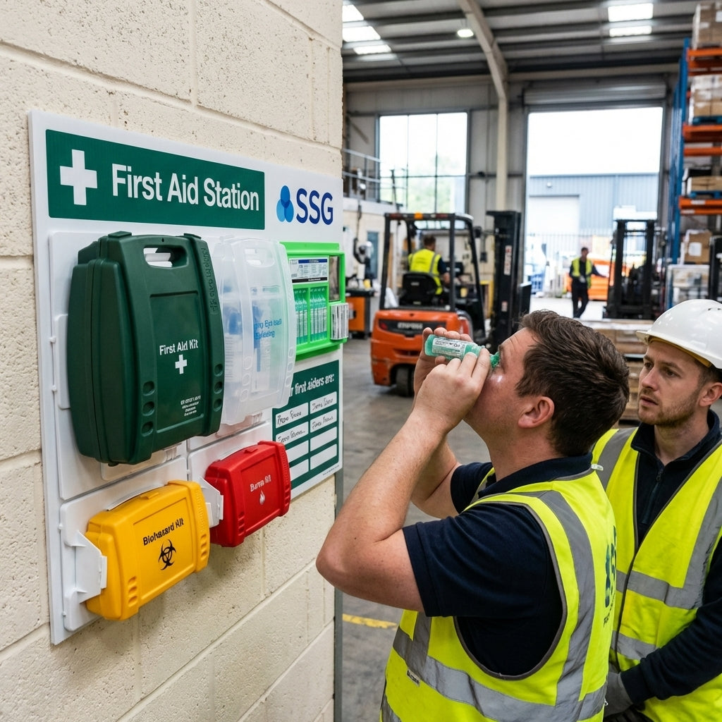First Aid Point – 950mm x 680mm – Correx Plastic – Workplace Safety