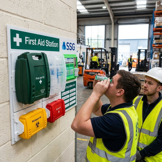 First Aid Point – 950mm x 680mm – Correx Plastic – Workplace Safety
