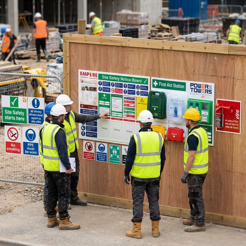 Construction Site Set-Up Bundle – Includes Safety Signs – Industrial Use
