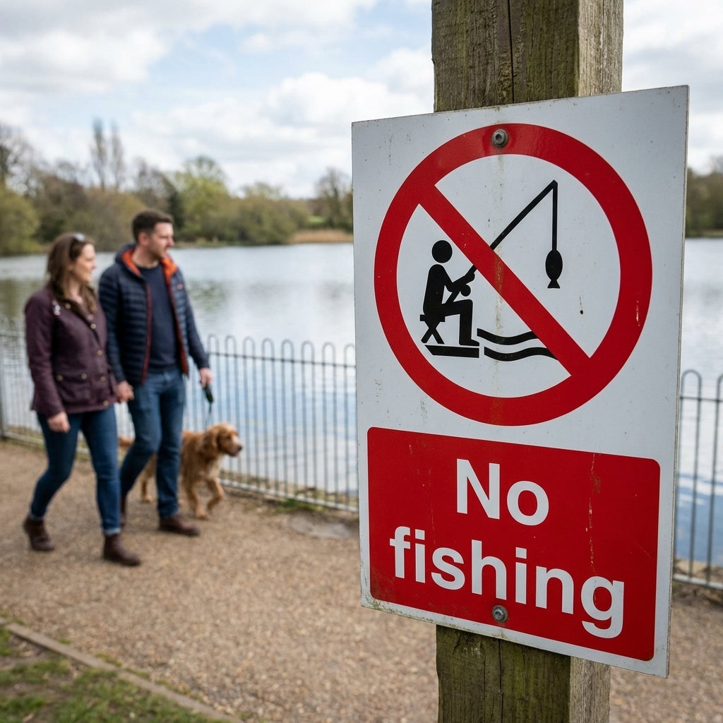 No Fishing Safety Signs – 1mm Rigid Plastic – Indoor & Outdoor Use