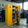 Hazardous Substance Storage Cabinets – Two Door – Welded Seams – Industrial Use