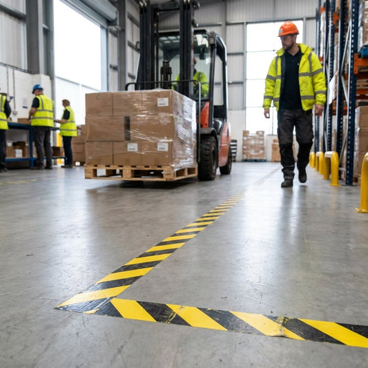 Heavy Duty Floor Marking Tapes – 50mm & 75mm – Twin-Ply PVC – Indoor Use