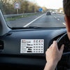 Dashboard Speed Limit Guidance Stickers – Self-Adhesive Vinyl – Indoor/Outdoor Use