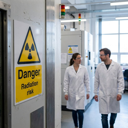 Radiation Risk Safety Sign – 1mm Rigid Plastic – Indoor/Outdoor