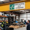 Safe Working Load 2.0 Tonnes Safety Sign – 1mm Rigid Plastic & Vinyl – Indoor/Outdoor Use