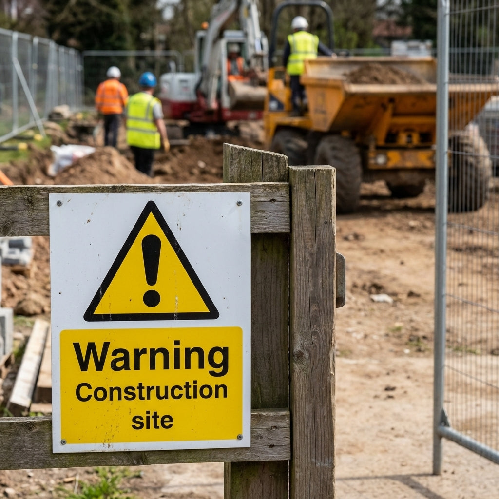 Traffic Safety Signs – 1mm Rigid Plastic or Aluminium – Indoor/Outdoor Use