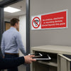 No Wireless Electronic Devices Sign – 1mm Rigid Plastic – Indoor/Outdoor