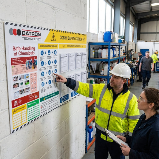 Safety Information Board – 1900 x 1000mm – Durable Correx – Workplace