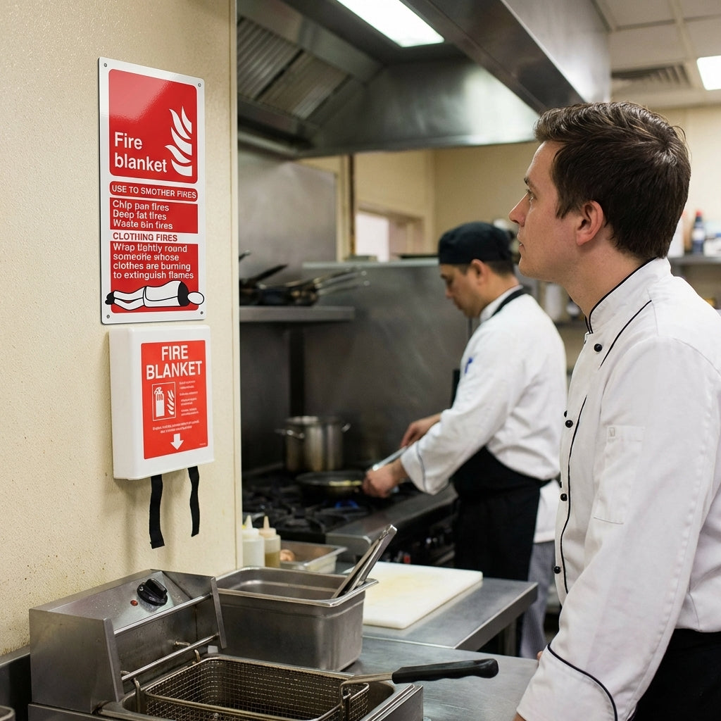 Fire Safety Identification Signs – Portrait – Durable Material – Indoor/Outdoor