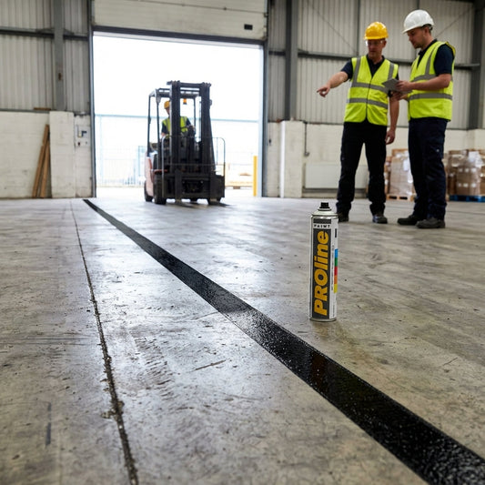 Line Marking Paint – Black 750ml – Durable Resin – Indoor/Outdoor