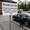 Private Car Park Unauthorised Parking Will Result in a Ticket and Fine Sign – 400mm x 300mm – Rigid Plastic – Indoor/Outdoor Use