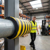 Foam Pipe Impact Protectors – 70-100mm Diameter – High-Density Foam – Industrial Use