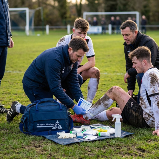 Football First Aid Kits – Large Sports Bags – Emergency Supplies – Sports Use