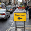 Temporary Traffic Sign – 600mm x 450mm – Rigid Plastic – Indoor & Outdoor