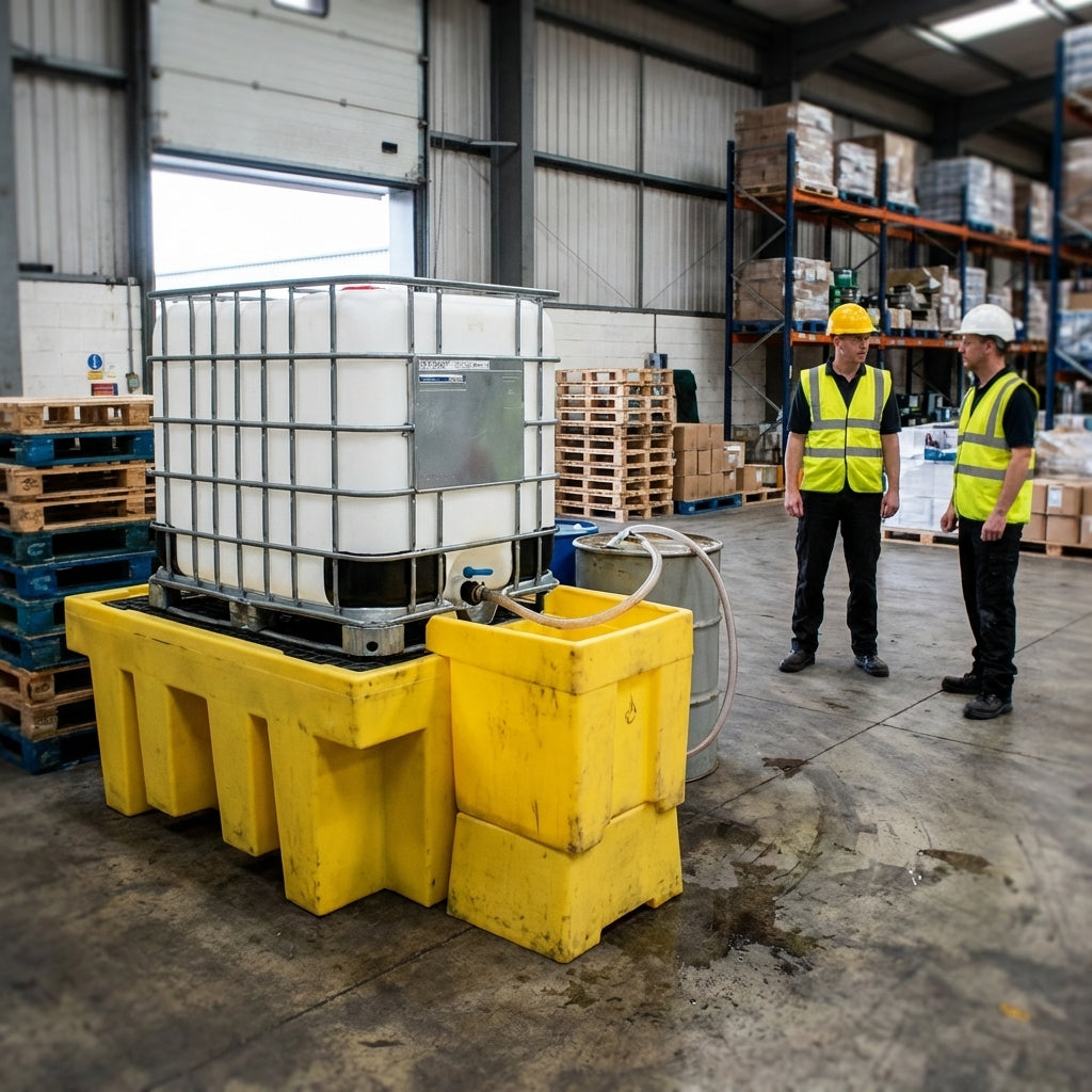 IBC Dispensing Unit – Single – Safe Liquid Transfer – Industrial Use