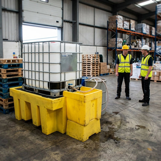 IBC Dispensing Unit – Single – Safe Liquid Transfer – Industrial Use