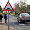 Road Hump Ahead Reflective Traffic Sign – 600mm Triangle – Aluminium Composite – Road Safety (Class R2)