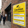 CCTV Operation Warning Signs – Customizable Details – Indoor/Outdoor Use