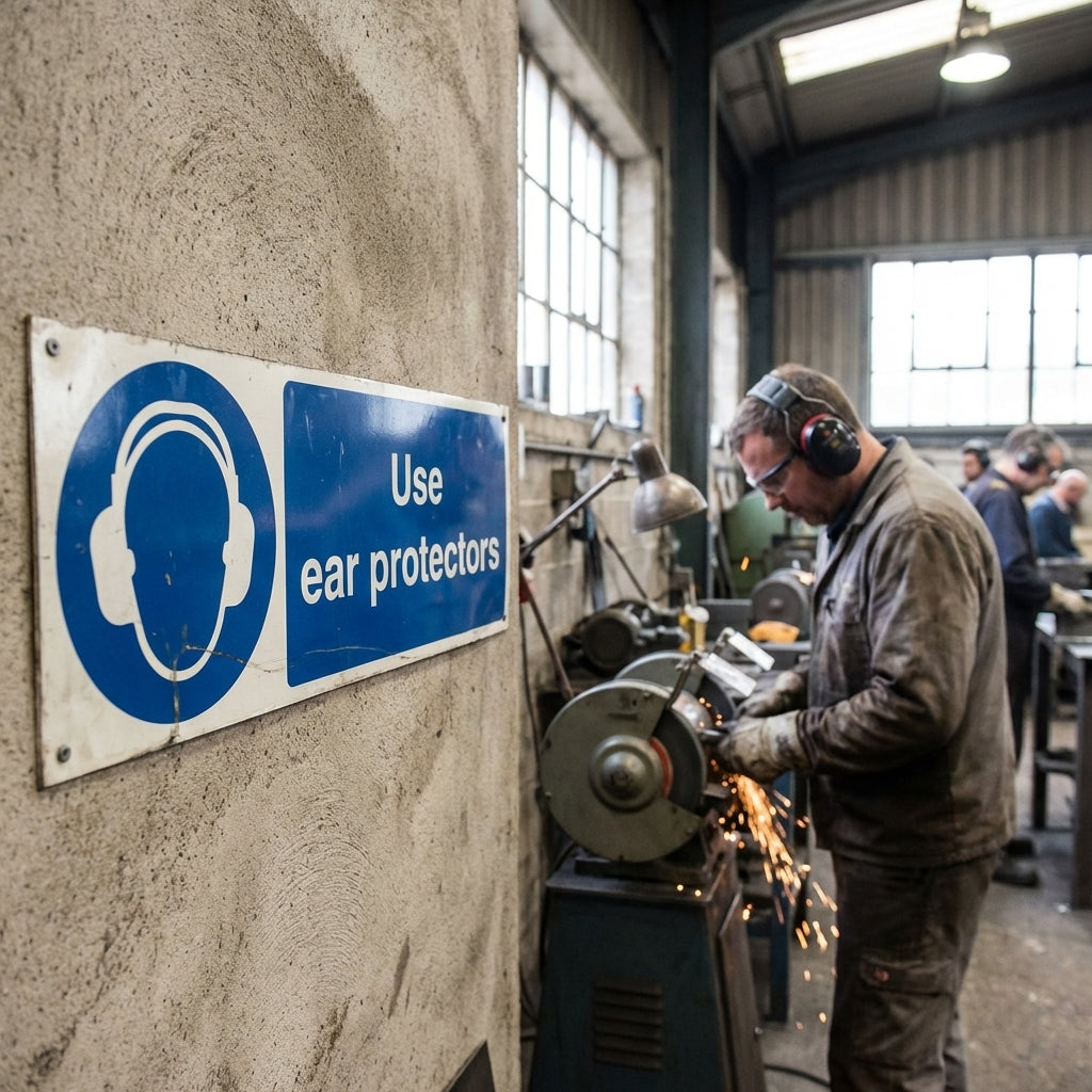 Ear Protection Safety Signs – Various Materials – Indoor/Outdoor Use