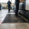 Rubber Anti-Fatigue Mat – Black – Slip-Resistant – Industrial Use