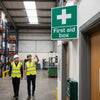 First Aid Box Projecting Sign – 150mm x 200mm – Rigid Plastic – Indoor/Outdoor Use